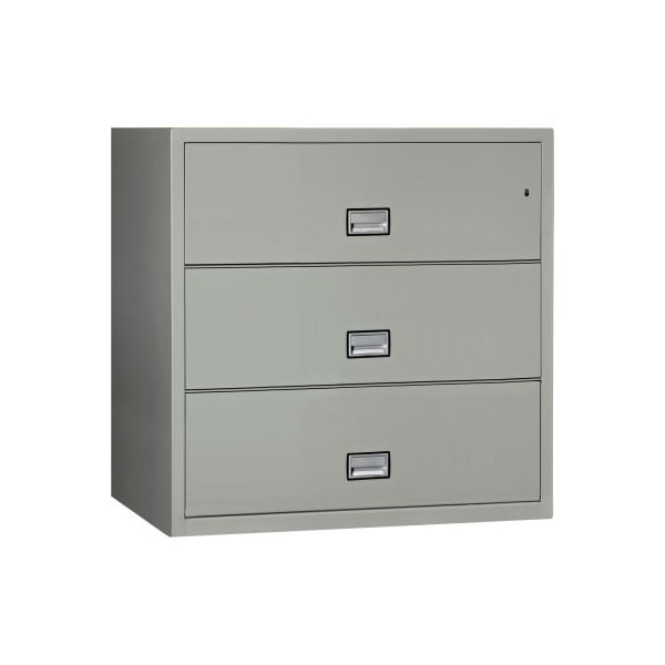 Phoenix Safe International Phoenix Safe Lateral 44" 3-Drawer Fire and Water Resistant File Cabinet, Light Gray - LAT3W44LG LAT3W44LG - main